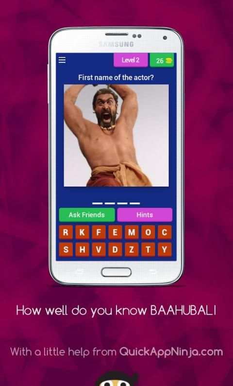 How well do you know Baahubali 3 تصوير الشاشة