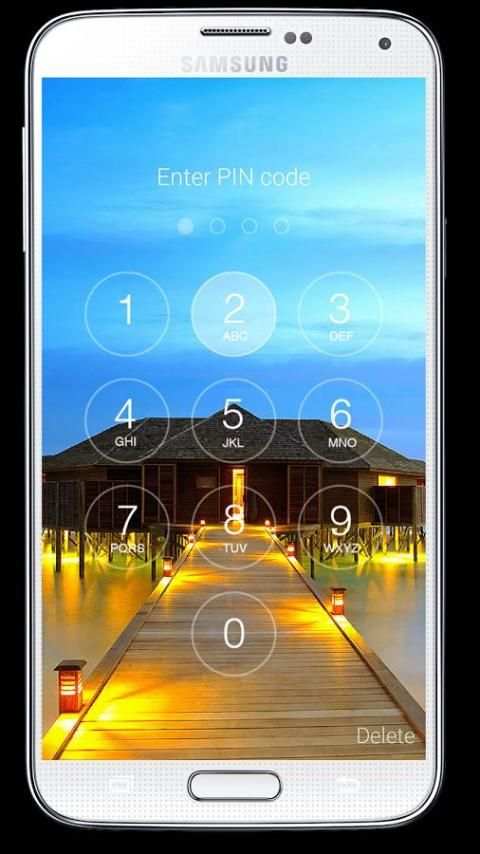 OS8 Lock Screen 3 تصوير الشاشة