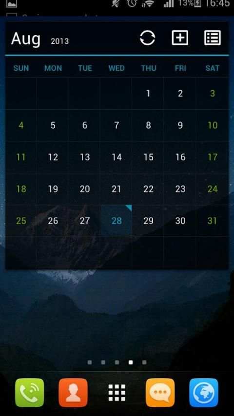 GO Calendar+ screenshot 2