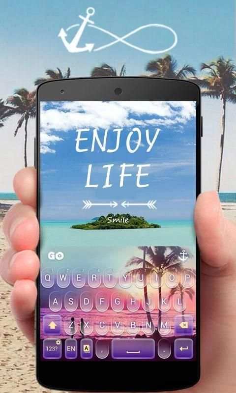 Enjoy Life GO Keyboard Theme screenshot 3