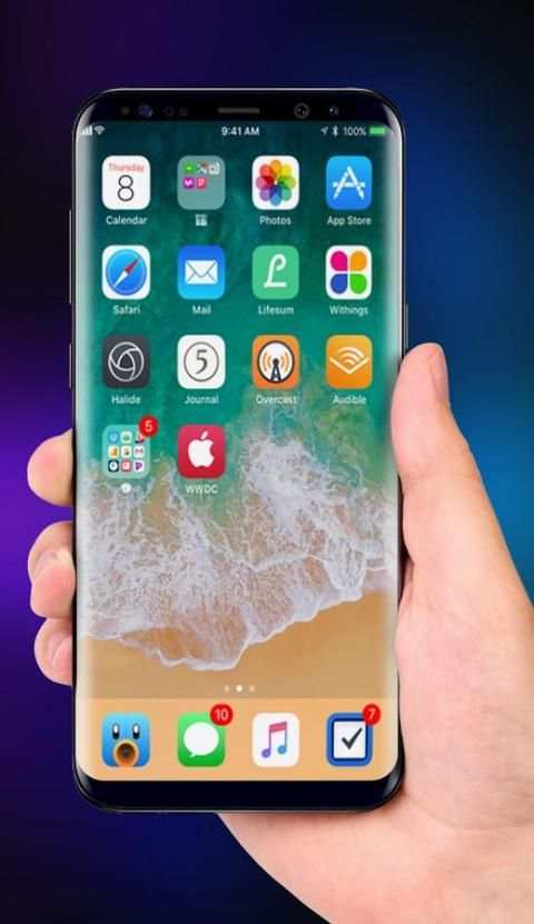 Launcher iphone X 5 تصوير الشاشة