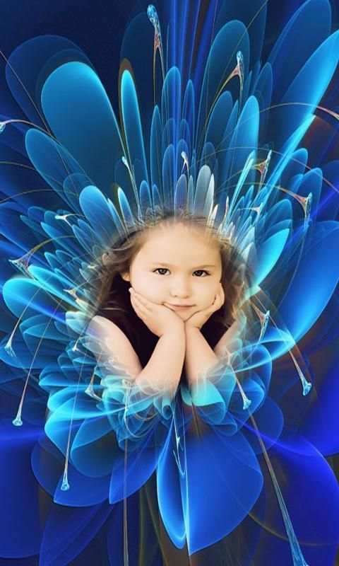 Neon Flower Photo Frames HD скриншот 7