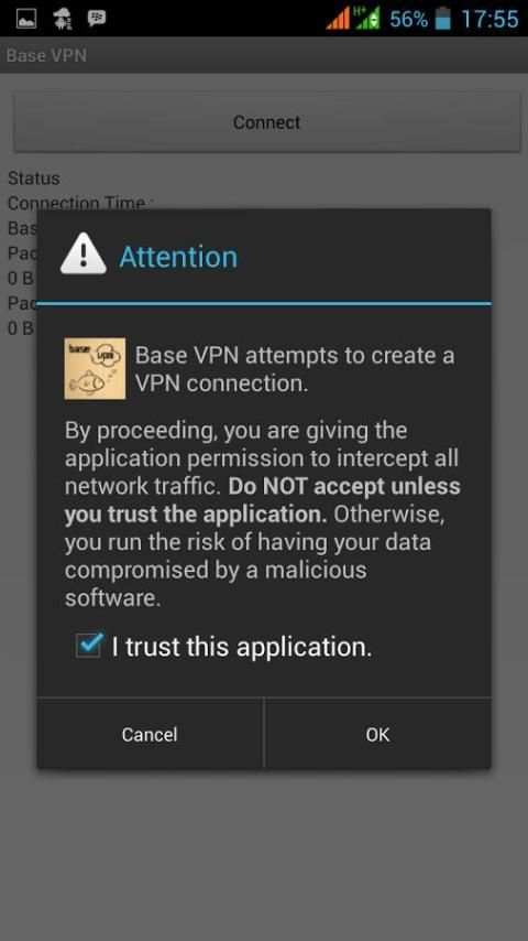 Base VPN screenshot 3