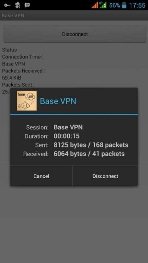 Base VPN screenshot 1