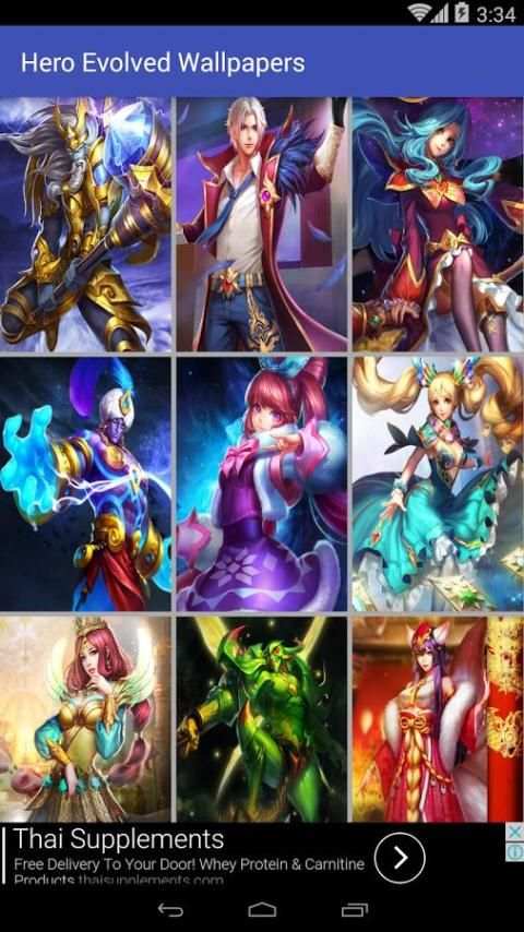 Hero and Skin Heroes Evolved Wallpaper скриншот 4