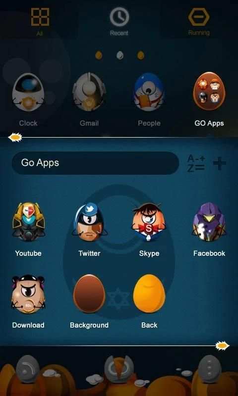 SuperFighter GO Launcher Theme screenshot 3