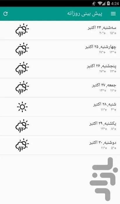هواشناس скриншот 3