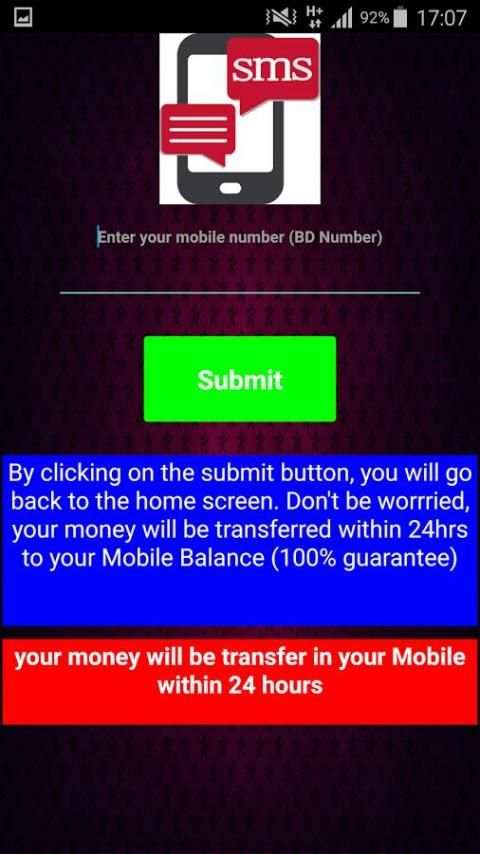 Daily Free Mobile Recharge (BD Number) screenshot 3