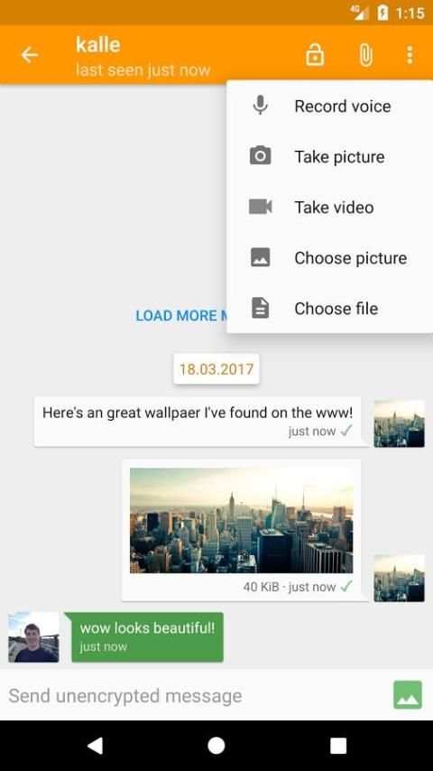Kandru Messenger (Jabber/XMPP) screenshot 3