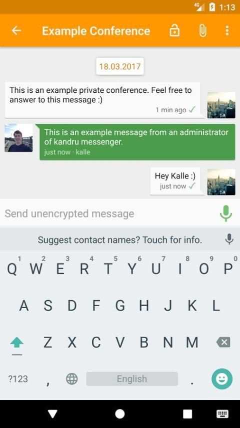 Kandru Messenger (Jabber/XMPP) screenshot 5