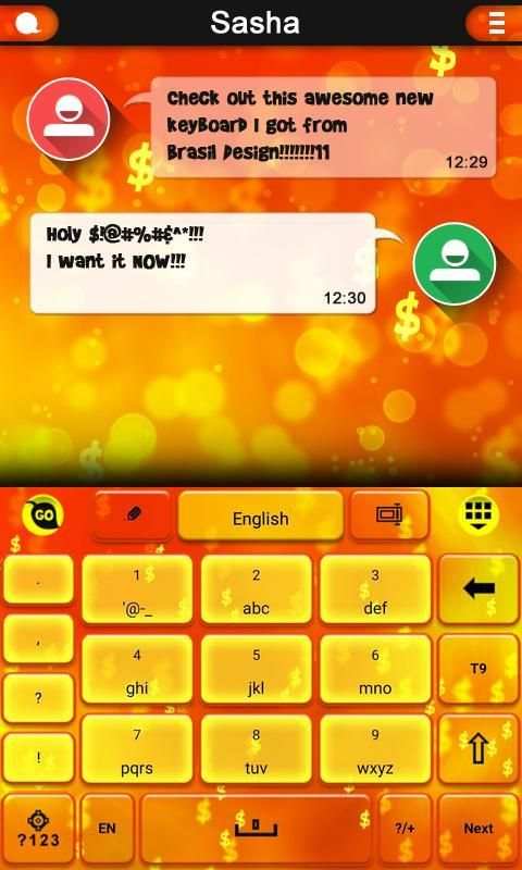 Big Money keyboard स्क्रीनशॉट 3