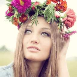 Flower Queen Crown Hairstyle