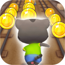 Subway Talking Run Cat أيقونة