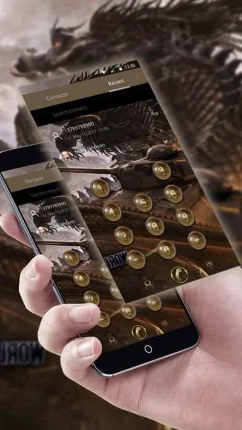 Tank fire theme Fine icon screenshot 1