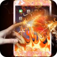 Fire Screen Transparent Prank