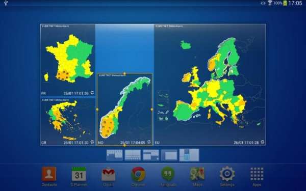 European Weather Warnings screenshot 2
