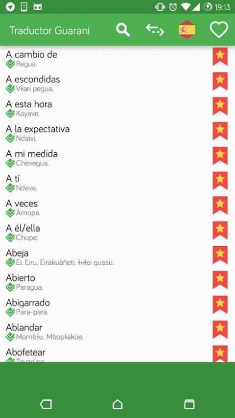 Traductor Guaraní screenshot 5