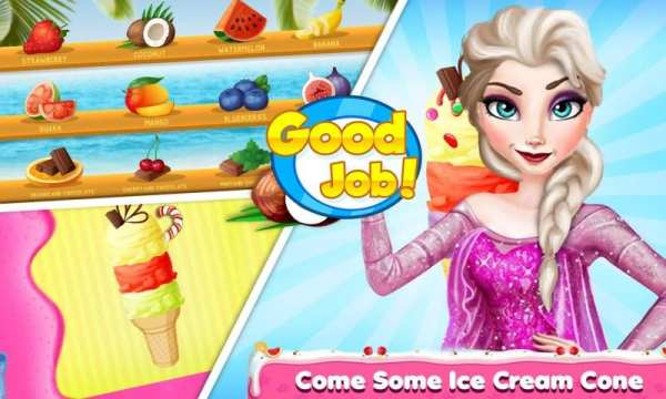 Ice Queen Making Ice Cream-Cooking Game screenshot 2