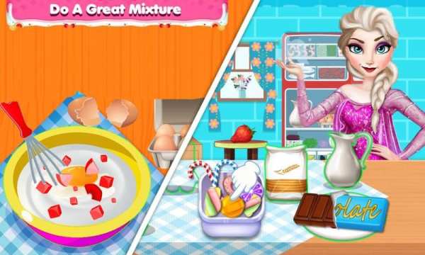 Ice Queen Making Ice Cream-Cooking Game 4 تصوير الشاشة