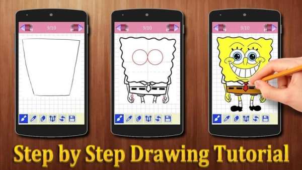 How to Draw Spongebob Squarepants screenshot 4