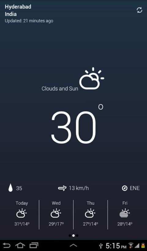 Weather Neue 3 تصوير الشاشة