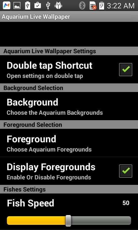 Aquarium Live Wallpaper स्क्रीनशॉट 7