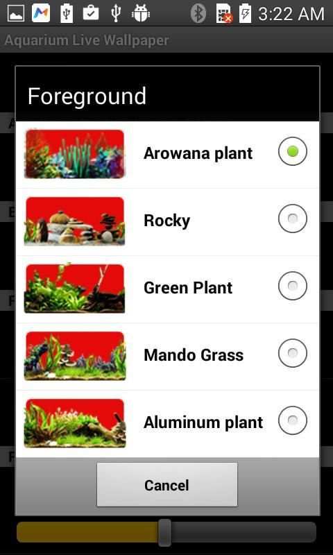 Aquarium Live Wallpaper स्क्रीनशॉट 5