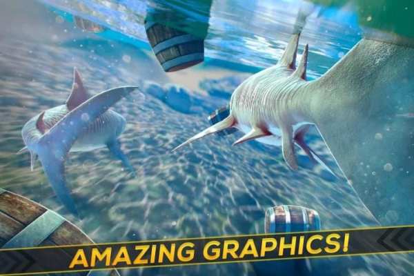 Ocean Shark Survival 3D screenshot 8