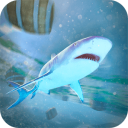 ikon Hiu Liar Laut 3D Ocean Shark
