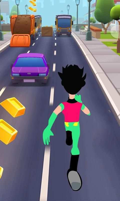 Subway Super Titans Go runner dash скриншот 2