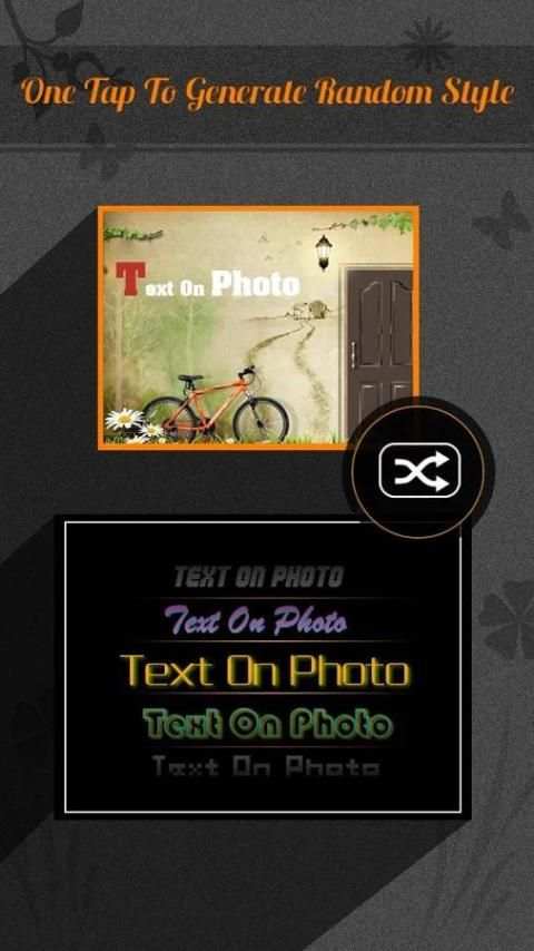 Text on Photo 8 تصوير الشاشة