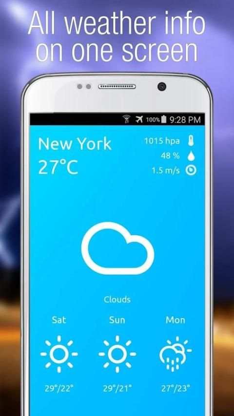 City Weather & Forecast स्क्रीनशॉट 2