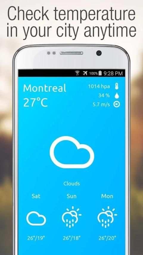 City Weather & Forecast स्क्रीनशॉट 3
