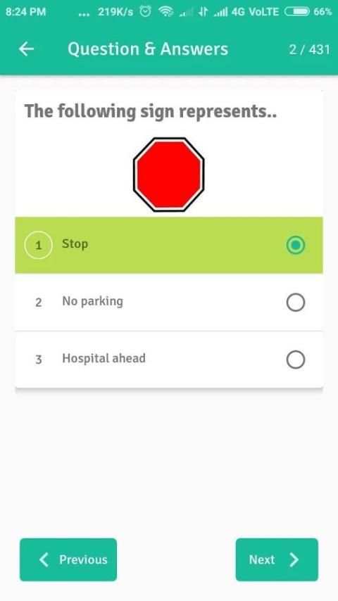 Learners License Test 5 تصوير الشاشة