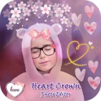 Heart Crown Photo Editor on 9Apps