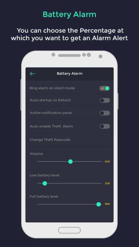 Full Battery Alarm screenshot 1