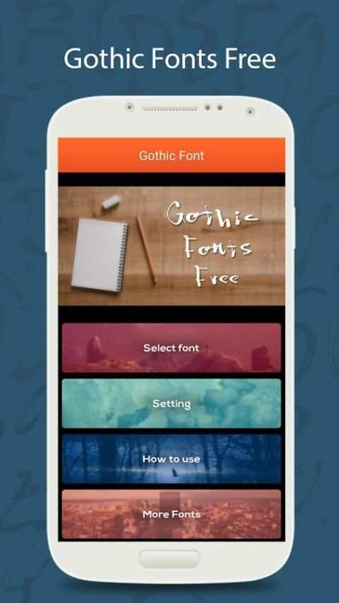 50 Gothic Fonts Free screenshot 7