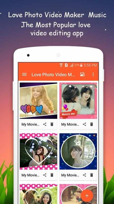 Love Photo Video Maker Music 8 تصوير الشاشة