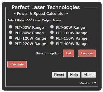 Laser Power & Speed Calculator скриншот 1