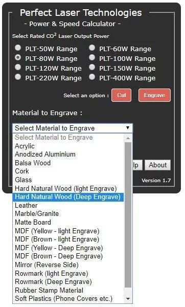 Laser Power & Speed Calculator скриншот 3