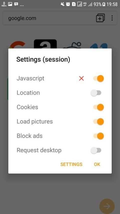 Cheetah Browser screenshot 1