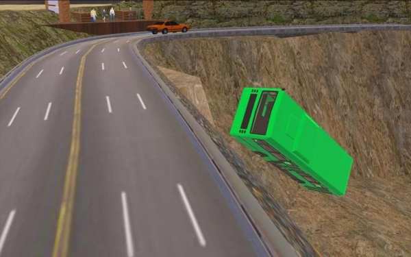 Offroad Hill Bus Driving 3D screenshot 7