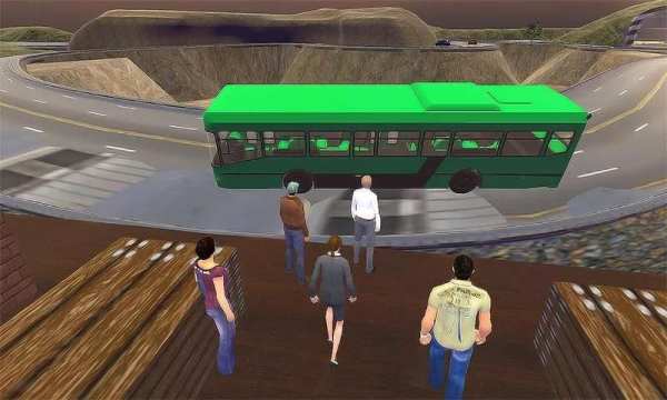 Offroad Hill Bus Driving 3D screenshot 15
