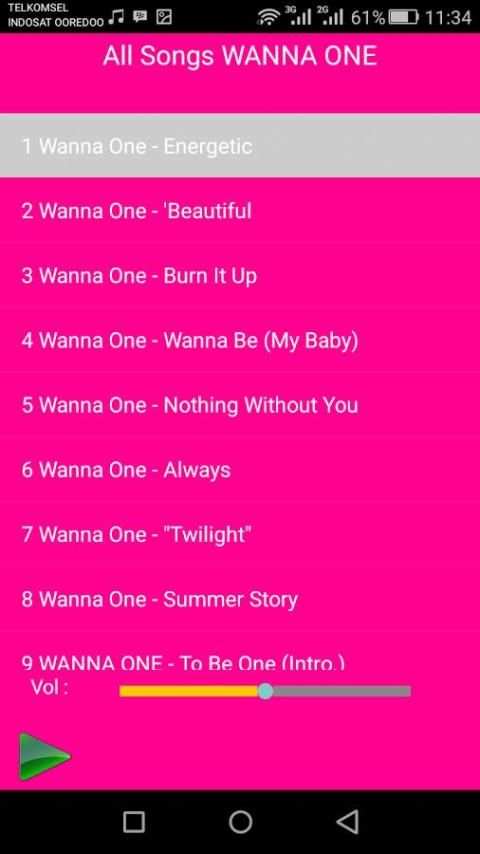 WANNA ONE Songs screenshot 1