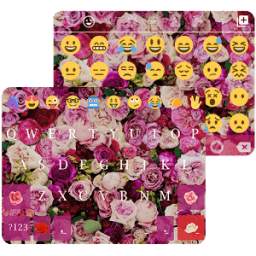 Rose Flower Emoji Keyboard