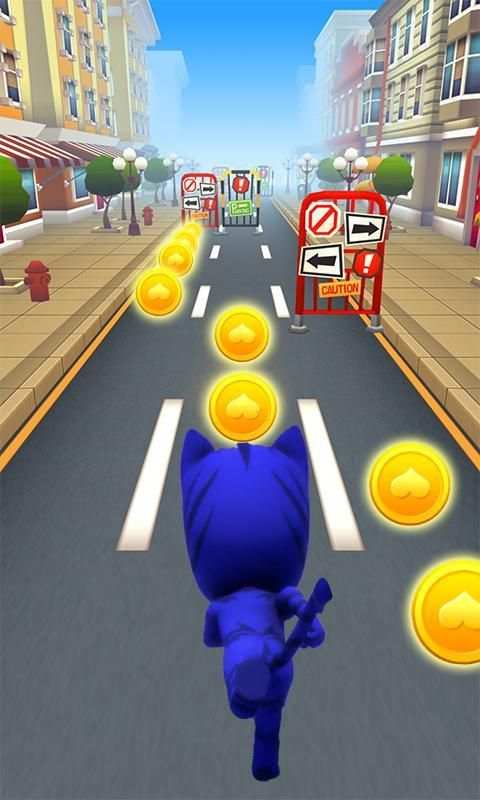 Subway PJ City Masks Runner Dash скриншот 1