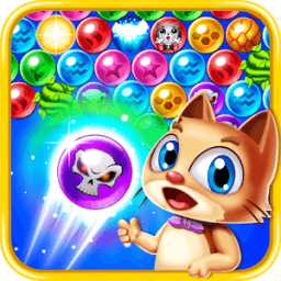 Best bubble shooter: Cat magic أيقونة