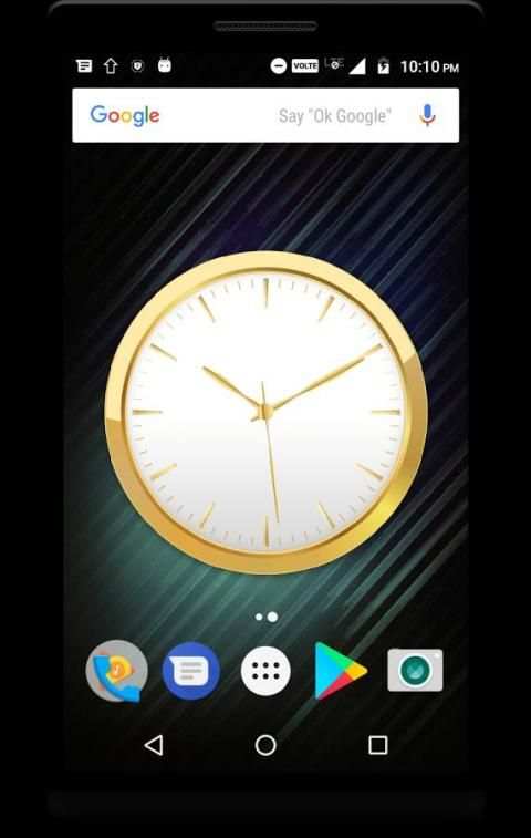 Luxury Golden Clock Live Wallpaper screenshot 3