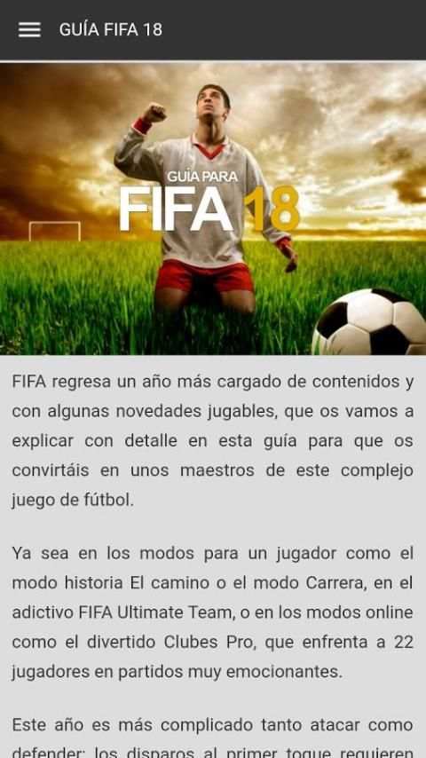 Guía para FIFA 18 screenshot 6