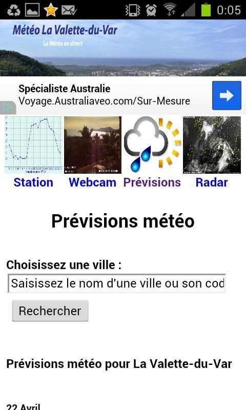 Météo La Valette-du-Var скриншот 1